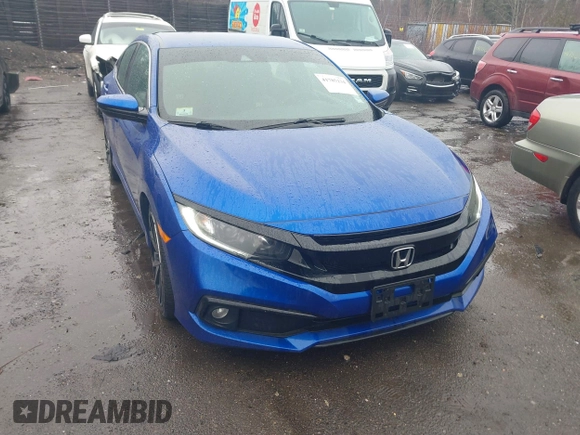 2019 Honda Civic Sport with VIN 2HGFC2F80KH602942, listed as a IAAI auction lot 41785234 with 82,661 mi miles and . Bid and sale history available at DreamBid. Image 12.