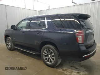 2023 Chevrolet Tahoe LT с VIN 1GNSKNKD4PR397578, выставлен на аукционе Copart как лот 62109555 с пробегом 48 409 миль миль и Чистый • Clean title. История ставок и продаж доступна на DreamBid. Изображение 2.