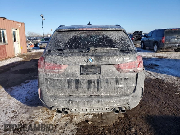 2018 BMW X5 M with VIN 5YMKT6C54J0Y83460, listed as a Copart auction lot 46113245 with 58,657 mi miles and Salvage Title. Bid and sale history available at carsss.com. Image 6.