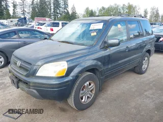 2005 Honda Pilot EX-L with VIN 2HKYF185X5H573585, listed as a IAAI auction lot 42094532 with 1 mi miles. Bid and sale history available at carsss.com. Image 2.