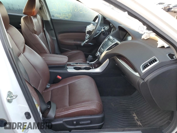 2015 Acura TLX Tech with VIN 19UUB1F5XFA011855, listed as a Copart auction lot 63640592 with 91,546 mi miles. Bid and sale history available at carsss.com. Image 5.