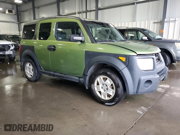 2006 Honda Element LX with VIN 5J6YH17326L003145, listed as a Copart auction lot 59770924 with 282,338 mi miles and Salvage Title. Bid and sale history available at DreamBid. Image 4.