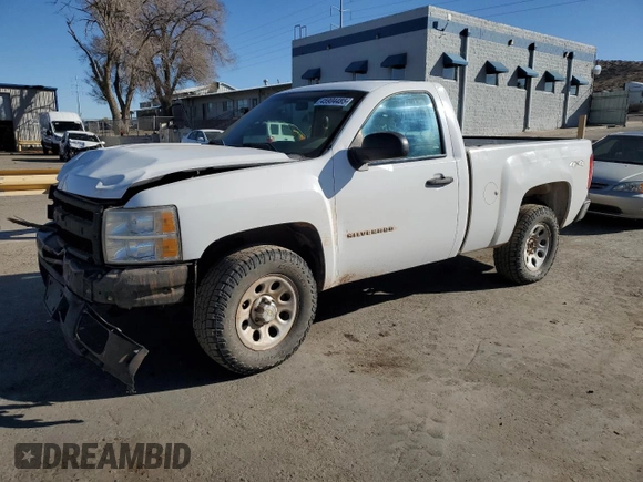2012 Chevrolet Silverado 1500 Work Truck with VIN 1GCNKPEA2CZ351096, listed as a Copart auction lot 45904485 with 159,262 mi miles and Salvage Title. Bid and sale history available at DreamBid. Image 1.