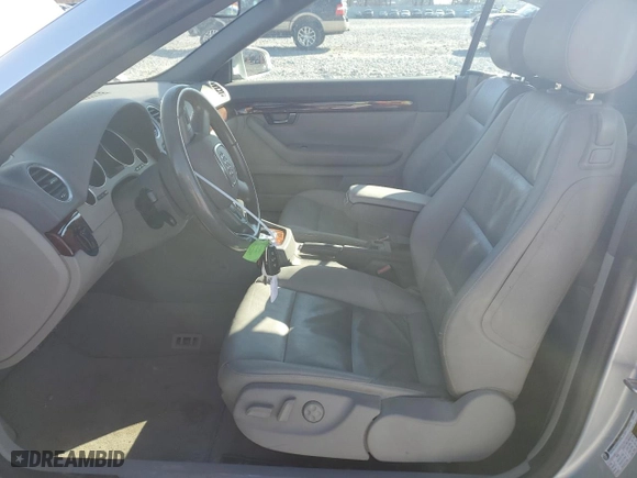 2007 Audi A4 2.0T with VIN WAUAF48H87K016169, listed as a Copart auction lot 48237135 with 61,427 mi miles and Clean Title. Bid and sale history available at carsss.com. Image 7.