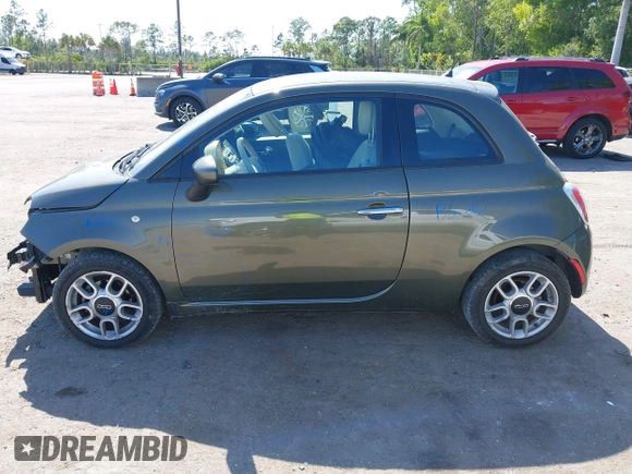 2014 FIAT 500 Pop with VIN 3C3CFFAR1ET294017, listed as a IAAI auction lot 42064496 with 1 mi miles. Bid and sale history available at carsss.com. Image 15.