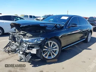 2023 Mercedes-Benz S 500 with VIN W1K6G6DB5PA171535, listed as a IAAI auction lot 41667618 with 17,382 mi miles and . Bid and sale history available at DreamBid. Image 18.