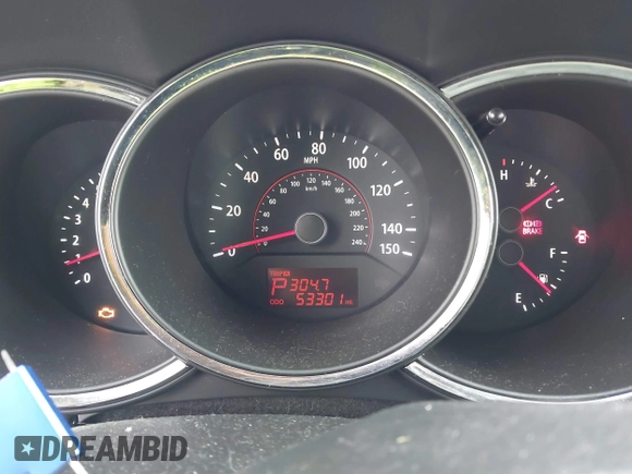 2011 Kia Sorento LX with VIN 5XYKT3A14BG050650, listed as a IAAI auction lot 40529423 with 53,301 mi miles. Bid and sale history available at carsss.com. Image 7.