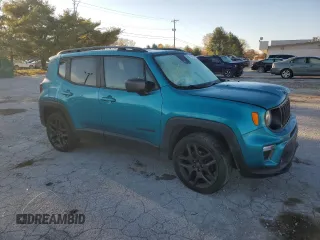 2021 Jeep Renegade Latitude with VIN ZACNJDB16MPM35585, listed as a Copart auction lot 78392904 with 151,653 mi miles and Salvage Title. Bid and sale history available at DreamBid. Image 4.