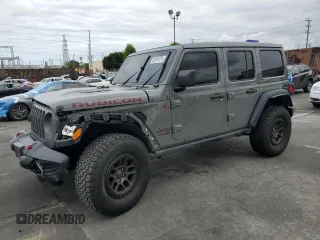 2021 Jeep Wrangler Unlimited Rubicon z VIN 1C4JJXFG4MW850764, wystawiony jako Copart lot #52924735 z przebiegiem 23 471 mil mil oraz Szkoda całkowita • Salvage title. Historia ofert i sprzedaży dostępna na DreamBid. Obrazek 1.