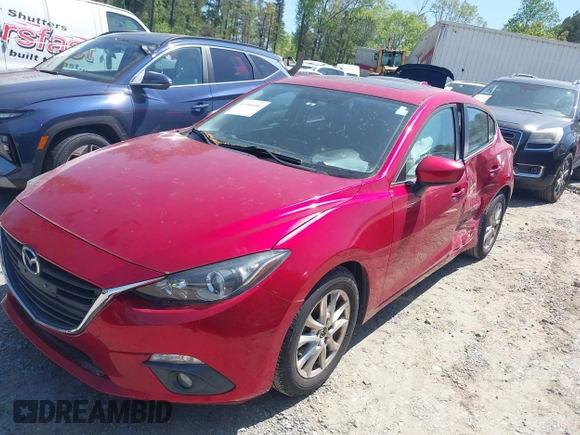2015 Mazda 3 i Touring with VIN 3MZBM1L76FM213114, listed as a IAAI auction lot 41996100 with 54,277 mi miles. Bid and sale history available at carsss.com. Image 17.