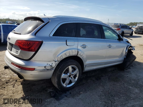 2014 Audi Q7 3.0T Premium Plus with VIN WA1LGAFE0ED004917, listed as a Copart auction lot 51525705 with 157,036 mi miles and Salvage Title. Bid and sale history available at carsss.com. Image 3.