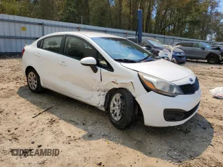 2014 Kia Rio LX with VIN KNADM4A32E6395290, listed as a Copart auction lot 48531785 with 92,582 mi miles and Salvage Title. Bid and sale history available at carsss.com. Image 4.