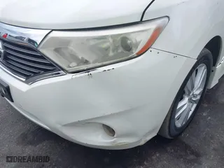 2014 Nissan Quest SL with VIN JN8AE2KP5E9100582, listed as a IAAI auction lot 42106685 with 161,491 mi miles. Bid and sale history available at carsss.com. Image 6.