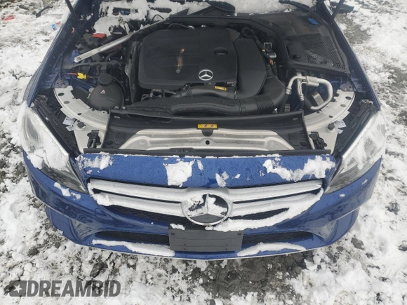 2020 Mercedes-Benz C 300 with VIN W1KWF8EB6LR589501, listed as a Copart auction lot 44657325 with 45,383 mi miles and Salvage Title. Bid and sale history available at DreamBid. Image 13.
