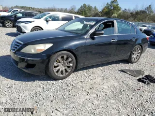 2009 Hyundai Genesis with VIN KMHGC46E09U027023, listed as a Copart auction lot 48718875 with 202,834 mi miles and Salvage Title. Bid and sale history available at carsss.com. Image 1.