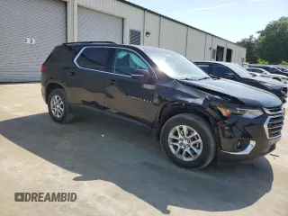 2020 Chevrolet Traverse LT with VIN 1GNERHKW1LJ301085, listed as a Copart auction lot 55401435 with 113,761 mi miles and Salvage title. Bid and sale history available at DreamBid. Image 4.