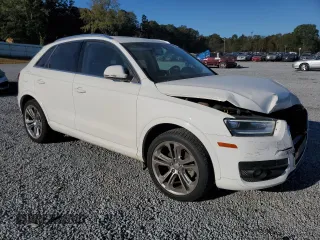 2015 Audi Q3 Prestige with VIN WA1FFCFS3FR001175, listed as a Copart auction lot 76915744 with 75,428 mi miles and Salvage title. Bid and sale history available at DreamBid. Image 4.