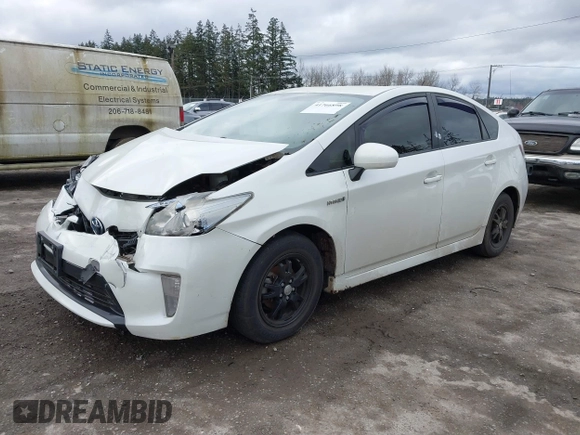 2015 Toyota Prius Four with VIN JTDKN3DU4F0471103, listed as a IAAI auction lot 41766898 with 88,773 mi miles. Bid and sale history available at carsss.com. Image 2.