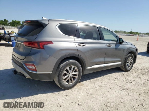 2019 Hyundai Santa Fe SEL with VIN 5NMS33AD0KH128048, listed as a Copart auction lot 52003755 with 103,013 mi miles and Salvage Title. Bid and sale history available at carsss.com. Image 3.