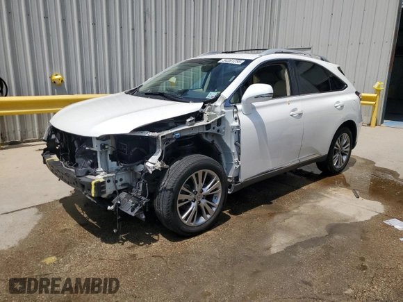 2013 Lexus RX 350 with VIN 2T2ZK1BA6DC105274, listed as a Copart auction lot 54361255 with Not Provided miles and Salvage Title. Bid and sale history available at DreamBid. Image 1.
