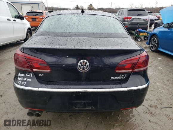 2013 Volkswagen CC Sport Plus z VIN WVWBP7AN1DE525133, wystawiony jako Copart lot #47255415 z przebiegiem 188 849 mil mil oraz Tytuł czysty. Historia ofert i sprzedaży dostępna na DreamBid. Obrazek 6.