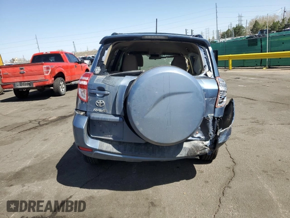 2011 Toyota RAV4 with VIN 2T3BF4DV5BW168560, listed as a Copart auction lot 52806285 with Not Provided miles and Salvage Title. Bid and sale history available at DreamBid. Image 6.