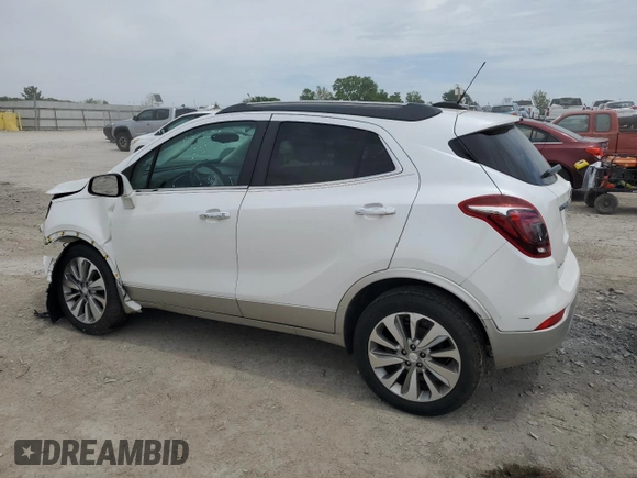 2017 Buick Encore Preferred with VIN KL4CJASB4HB228866, listed as a Copart auction lot 57438915 with 90,647 mi miles and Salvage title. Bid and sale history available at DreamBid. Image 2.