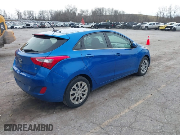 2017 Hyundai Elantra GT with VIN KMHD35LH3HU351962, listed as a IAAI auction lot 41938974 with 114,178 mi miles. Bid and sale history available at carsss.com. Image 4.