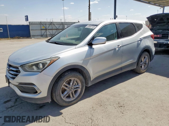 2017 Hyundai Santa Fe 2.4L with VIN 5XYZTDLB4HG449643, listed as a Copart auction lot 60880195 with 153,893 mi miles and Clean title. Bid and sale history available at DreamBid. Image 1.