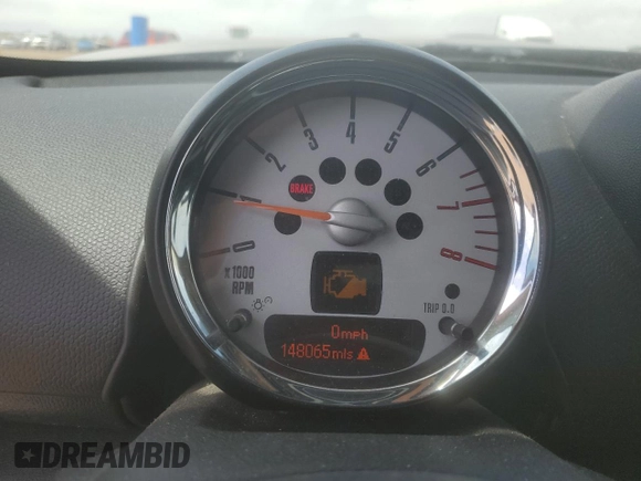 2013 MINI Countryman S ALL4 z VIN WMWZC5C56DWM16203, wystawiony jako Copart lot #54346425 z przebiegiem 148 065 mil mil oraz Szkoda całkowita • Salvage title. Historia ofert i sprzedaży dostępna na DreamBid. Obrazek 9.