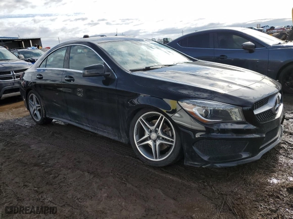 2014 Mercedes-Benz CLA-Class CLA 250 with VIN WDDSJ4EB8EN138196, listed as a Copart auction lot 43468865 with 54,577 mi miles and Salvage Title. Bid and sale history available at carsss.com. Image 4.