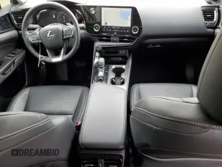 2022 Lexus NX 350h with VIN JTJAKCEZ0N5001874, listed as a Copart auction lot 58402925 with 21,016 mi miles and Salvage title. Bid and sale history available at DreamBid. Image 8.