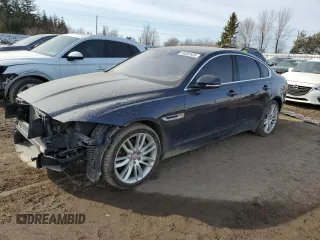 2016 Jaguar XF 35t Prestige with VIN SAJBK4BV2GCY18133, listed as a Copart auction lot 46502435 with 149,635 mi miles and Clean Title. Bid and sale history available at carsss.com. Image 1.
