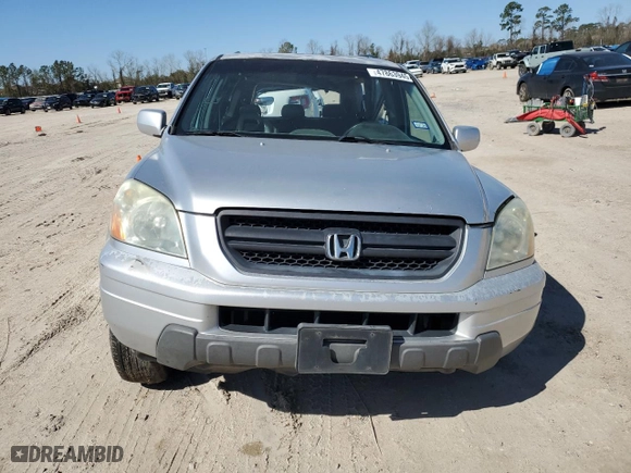 2005 Honda Pilot EX-L with RES with VIN 2HKYF18615H567943, listed as a Copart auction lot 47863945 with 393,058 mi miles and Non Repairable. Bid and sale history available at carsss.com. Image 5.