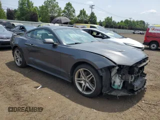 2018 Ford Mustang EcoBoost with VIN 1FA6P8TH6J5174963, listed as a Copart auction lot 61450555 with 62,224 mi miles and Salvage title. Bid and sale history available at DreamBid. Image 4.