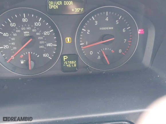 2008 Volvo V50 2.4L with VIN YV1MW382782377300, listed as a IAAI auction lot 41347028 with 157,982 mi miles. Bid and sale history available at carsss.com. Image 7.