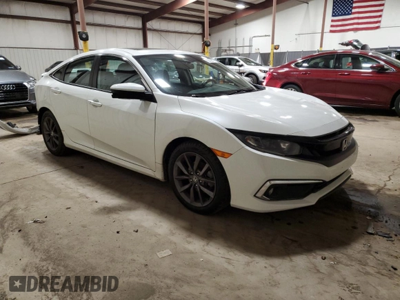 2020 Honda Civic Sedan EX with VIN 19XFC1F37LE213550, listed as a Copart auction lot 52128175 with 31,164 mi miles and Salvage Title. Bid and sale history available at carsss.com. Image 4.