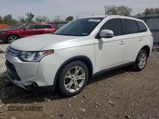 2015 Mitsubishi Outlander SE z VIN JA4AD3A37FZ001258, wystawiony jako Copart lot #53388395 z przebiegiem Nie podano mil oraz Szkoda całkowita • Salvage title. Historia ofert i sprzedaży dostępna na DreamBid. Obrazek 1.