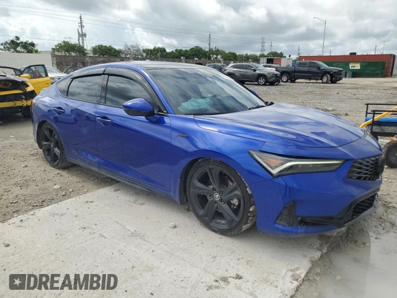 2023 Acura Integra Technology with VIN 19UDE4H61PA008603, listed as a Copart auction lot 63264645 with 24,082 mi miles and Salvage title. Bid and sale history available at DreamBid. Image 4.