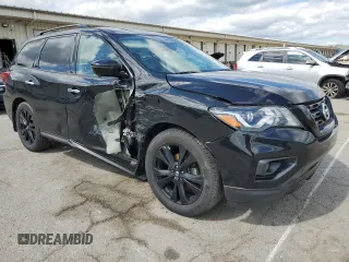 2018 Nissan Pathfinder SL with VIN 5N1DR2MM2JC627360, listed as a Copart auction lot 55961395 with 146,453 mi miles and Salvage title. Bid and sale history available at DreamBid. Image 4.
