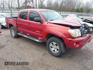 2007 Toyota Tacoma PreRunner with VIN 3TMJU62N47M035958, listed as a IAAI auction lot 41538180 with 363,047 mi miles. Bid and sale history available at carsss.com. Image 1.