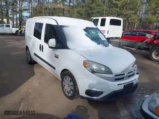 2016 Ram ProMaster City Cargo Van Tradesman SLT with VIN ZFBERFBT9G6C61954, listed as a IAAI auction lot 41258415 with 125,323 mi miles. Bid and sale history available at carsss.com. Image 1.