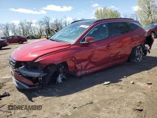 2024 Hyundai Tucson Limited с VIN 5NMJECDE3RH438361, выставлен на аукционе Copart как лот 52070085 с пробегом 7 719 миль миль и Списание • Salvage title. История ставок и продаж доступна на DreamBid. Изображение 1.