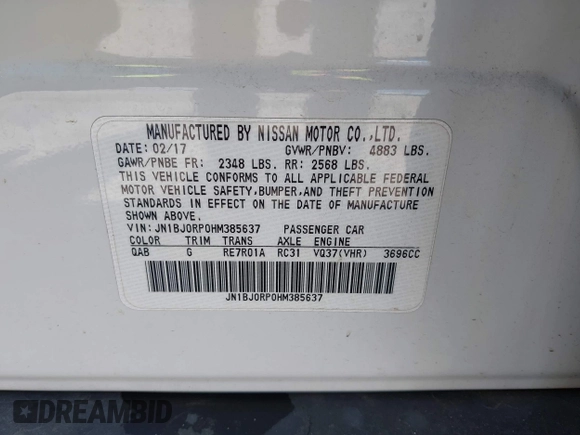 2017 Infiniti QX50 с VIN JN1BJ0RP0HM385637, выставлен на аукционе IAAI как лот 42274684 с пробегом 95 466 миль миль и . История ставок и продаж доступна на DreamBid. Изображение 9.