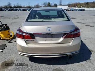 2016 Honda Accord Sedan LX with VIN 1HGCR2F37GA123090, listed as a Copart auction lot 52642525 with 133,997 mi miles and Salvage Title. Bid and sale history available at carsss.com. Image 6.