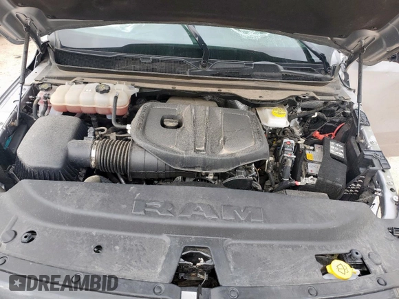 2025 Ram 1500 Lone Star with VIN 1C6SRFFPXSN534450, listed as a Copart auction lot 59370545 with 11,420 mi miles and Salvage title. Bid and sale history available at DreamBid. Image 11.
