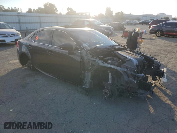 2017 Lexus IS 350 with VIN JTHBE1D27H5030444, listed as a Copart auction lot 88702055 with 160,405 mi miles and Salvage Title. Bid and sale history available at DreamBid. Image 4.