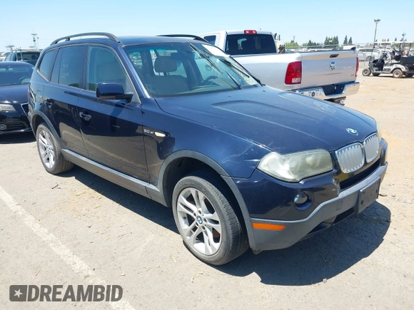 2008 BMW X3 3.0si with VIN WBXPC93468WJ04657, listed as a IAAI auction lot 42694912 with 190,925 mi miles and . Bid and sale history available at DreamBid. Image 1.