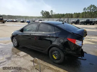2017 Hyundai Accent SE with VIN KMHCT4AE9HU357327, listed as a Copart auction lot 48708635 with 103,610 mi miles and Salvage Title. Bid and sale history available at carsss.com. Image 2.