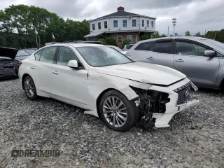 2019 Infiniti Q50 Luxe с VIN JN1EV7AR7KM556320, выставлен на аукционе Copart как лот 61196085 с пробегом 53 313 миль миль и Списание • Salvage title. История ставок и продаж доступна на DreamBid. Изображение 4.